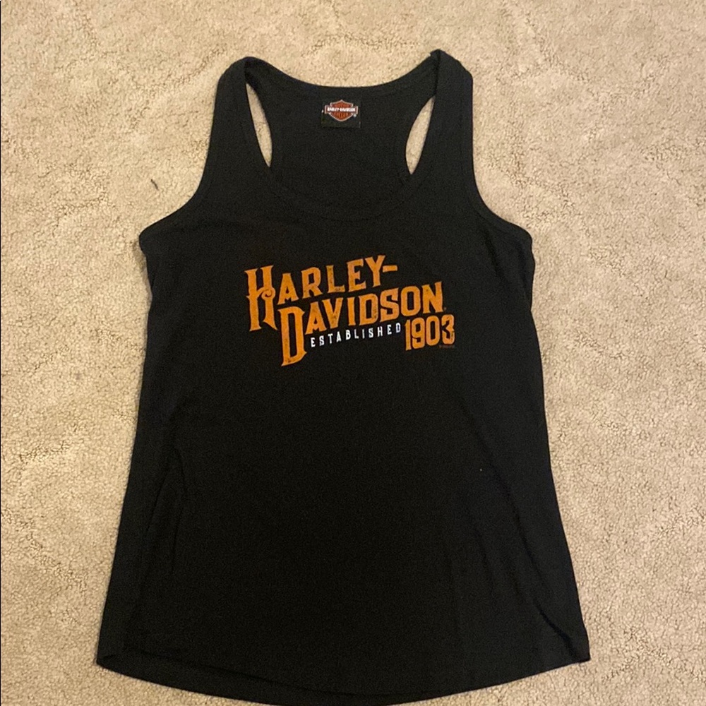 Harley-Davidson Women's Black Tank Top